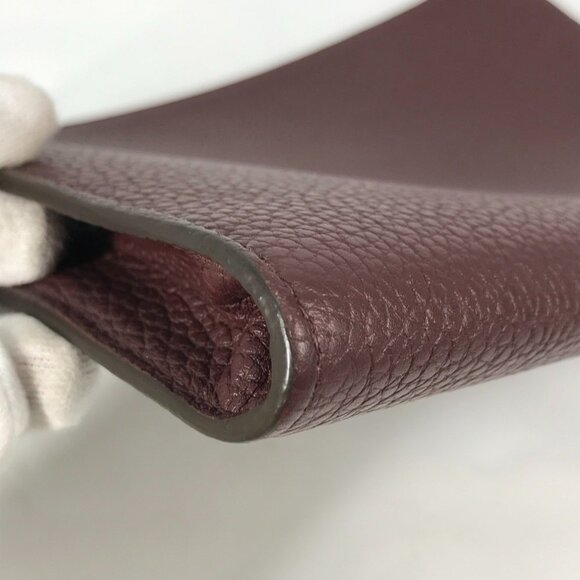 LOUIS VUITTON Brown Leather Pochette Clutch Bag - Picture 7 of 15